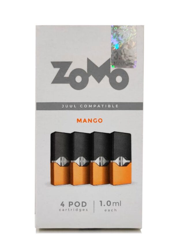 Refil Juul Zomo Mango 1.0ml c/ 4 pods - 3,5% e 5%