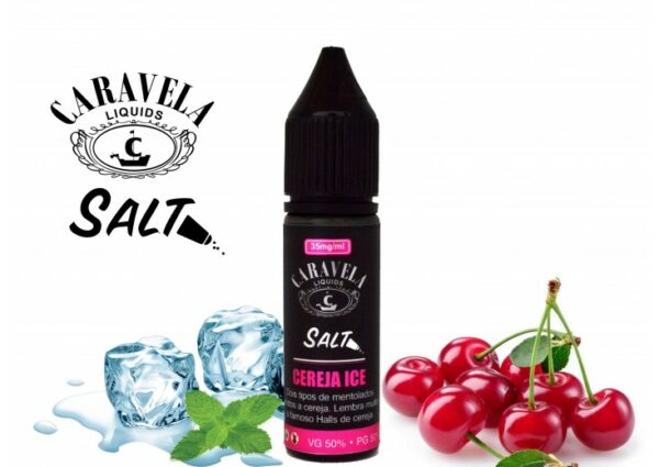 Nic Salt Caravela Cereja Ice 50mg - 15ml